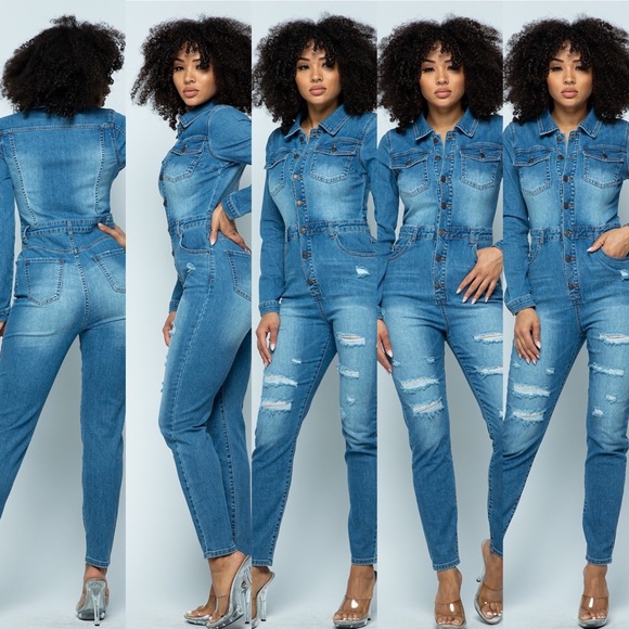 ✨Host Pick✨Jean Jumpsuit - Picture 9 of 10